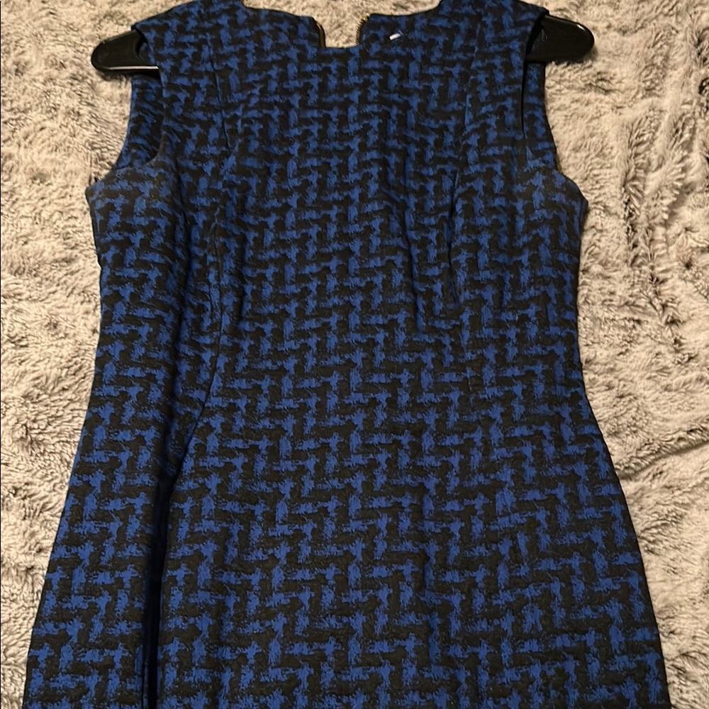 Calvin Klein Black and Blue Textured Fabric
